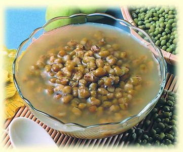 绿豆能清暑益气、止渴利尿
