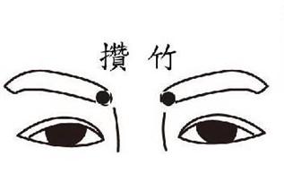攒竹穴