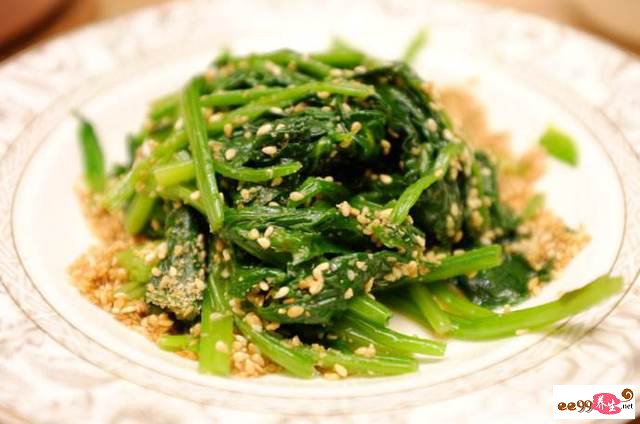 芝麻酱拌菠菜