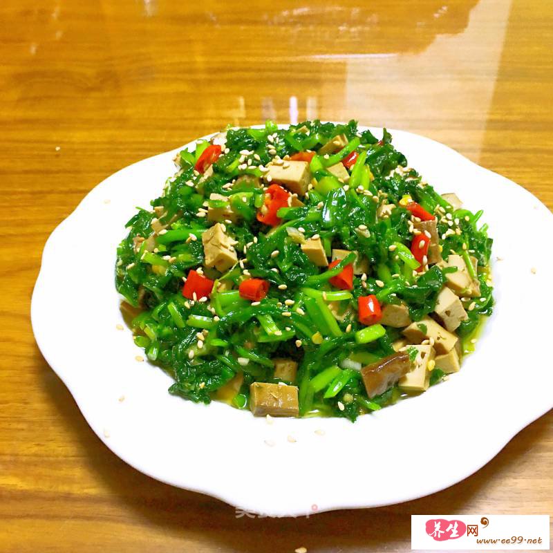 荠菜凉拌香干