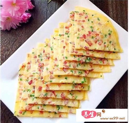 香葱鸡蛋饼