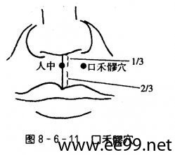 口禾髎穴位图