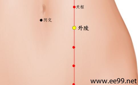 外陵穴位图