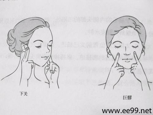 巨髎穴位位置图