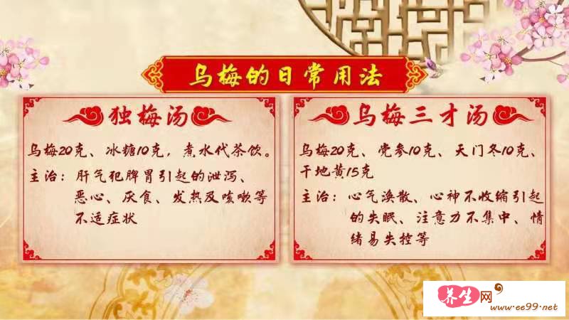独梅汤,乌梅三才汤