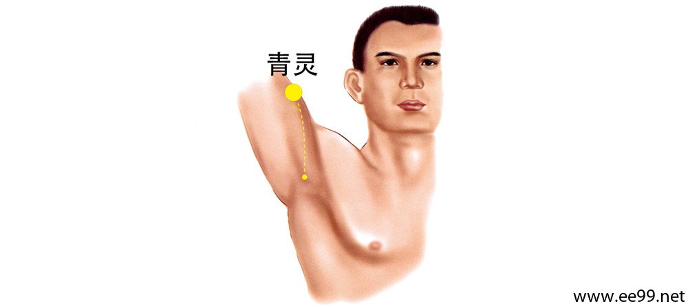 青灵穴位置图