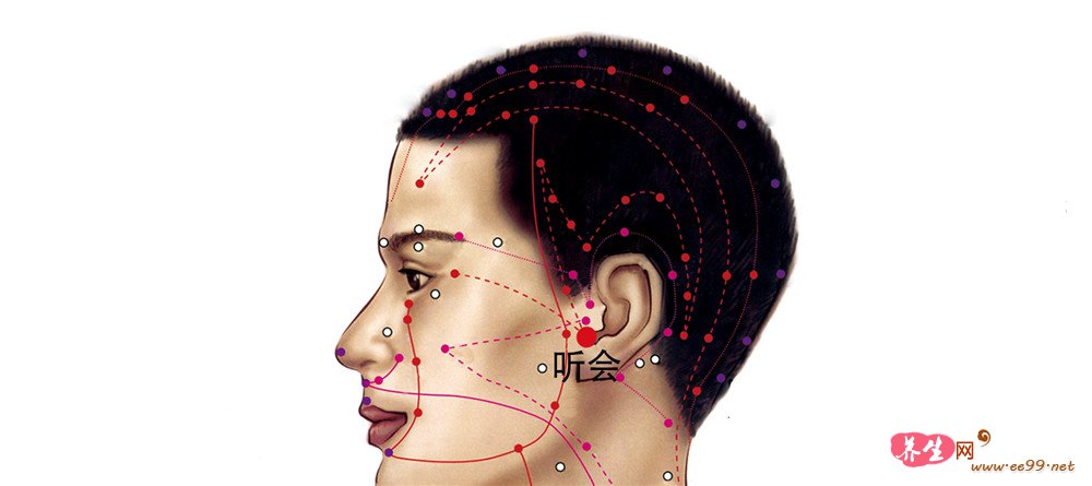 听会穴位置图