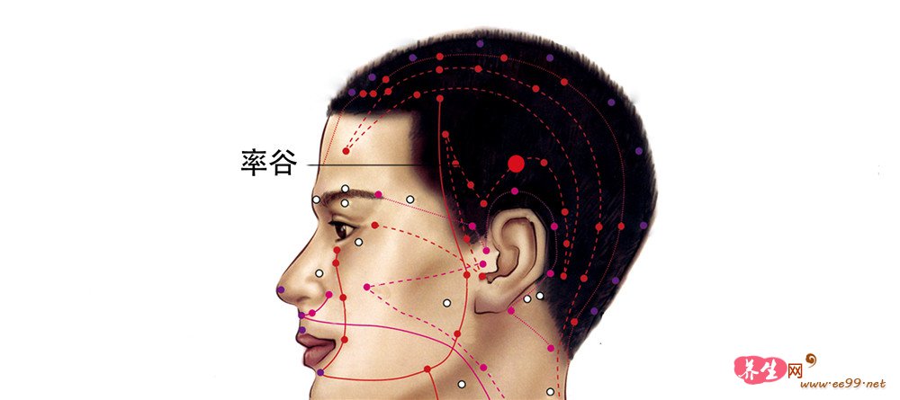 率谷穴位置图