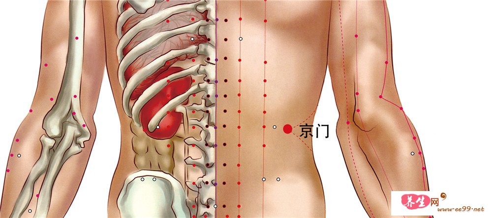 京门穴位置图