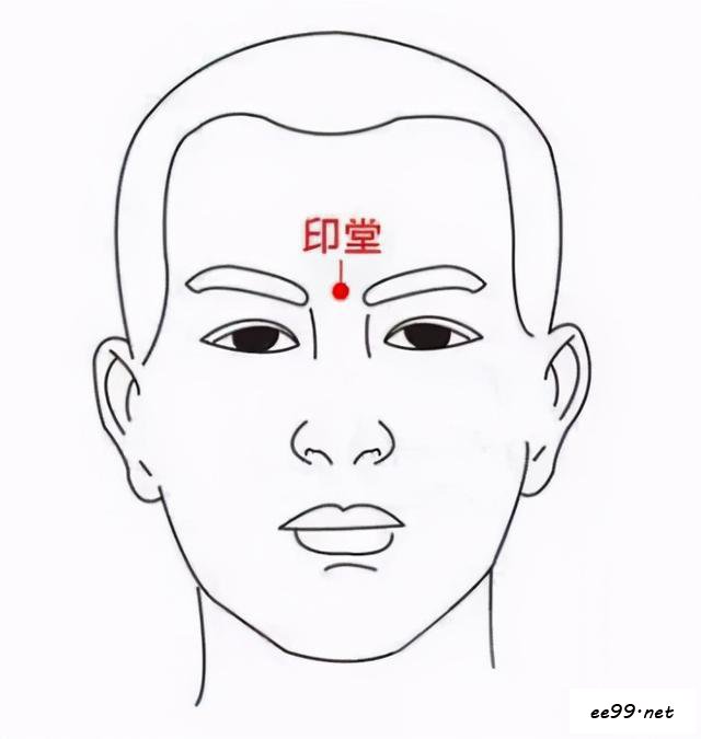 印堂穴位置图