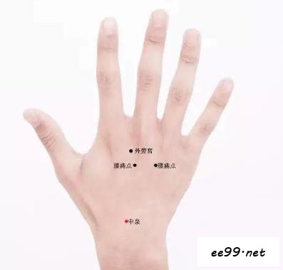 中泉穴位置图