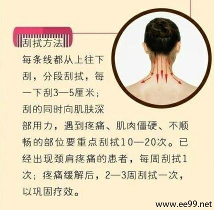 一把梳子“梳走”十种疾病