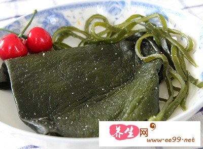 海带上常附着一层白霜似的白粉 海带上常附着一层白霜似的白粉